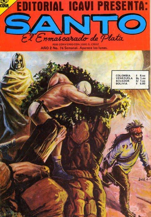 Santo El Enmascarado de Plata Vol 74 Magazines & Newspapers PWcatalog