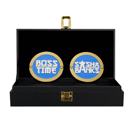 Sasha Banks Boss Time Women's Championship Replica Title Side Plate Box Set