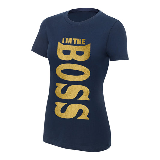 Sasha Banks I'm The Boss Women's Authentic T-Shirt