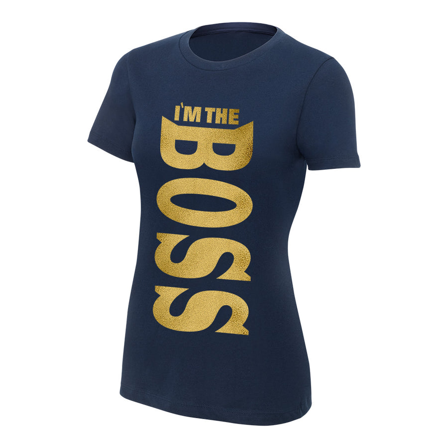 Sasha Banks I'm The Boss Women's Authentic T-Shirt Pwcatalog