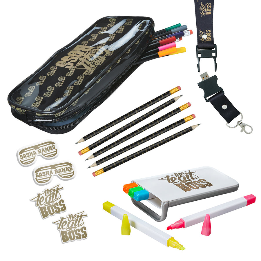 Sasha Banks Legit Boss Back To School Package (18 Piece Set) Pwcatalog