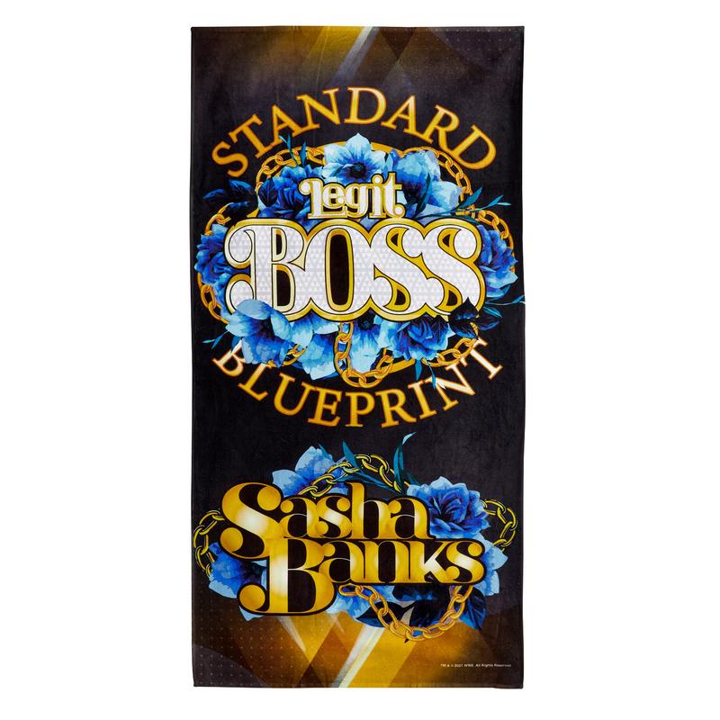 Sasha Banks Standard Blueprint 30 x 60 Beach Towel