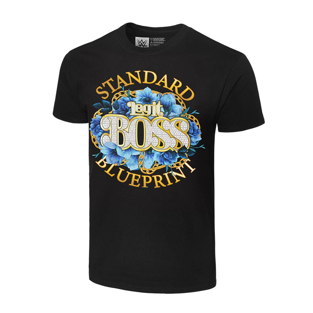 Sasha Banks Standard Blueprint Legit Boss Authentic T-Shirt