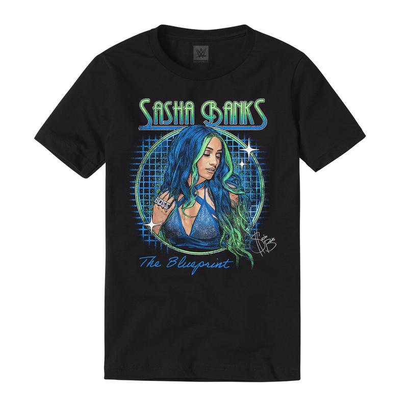 Sasha Banks The Blueprint Authentic T-Shirt