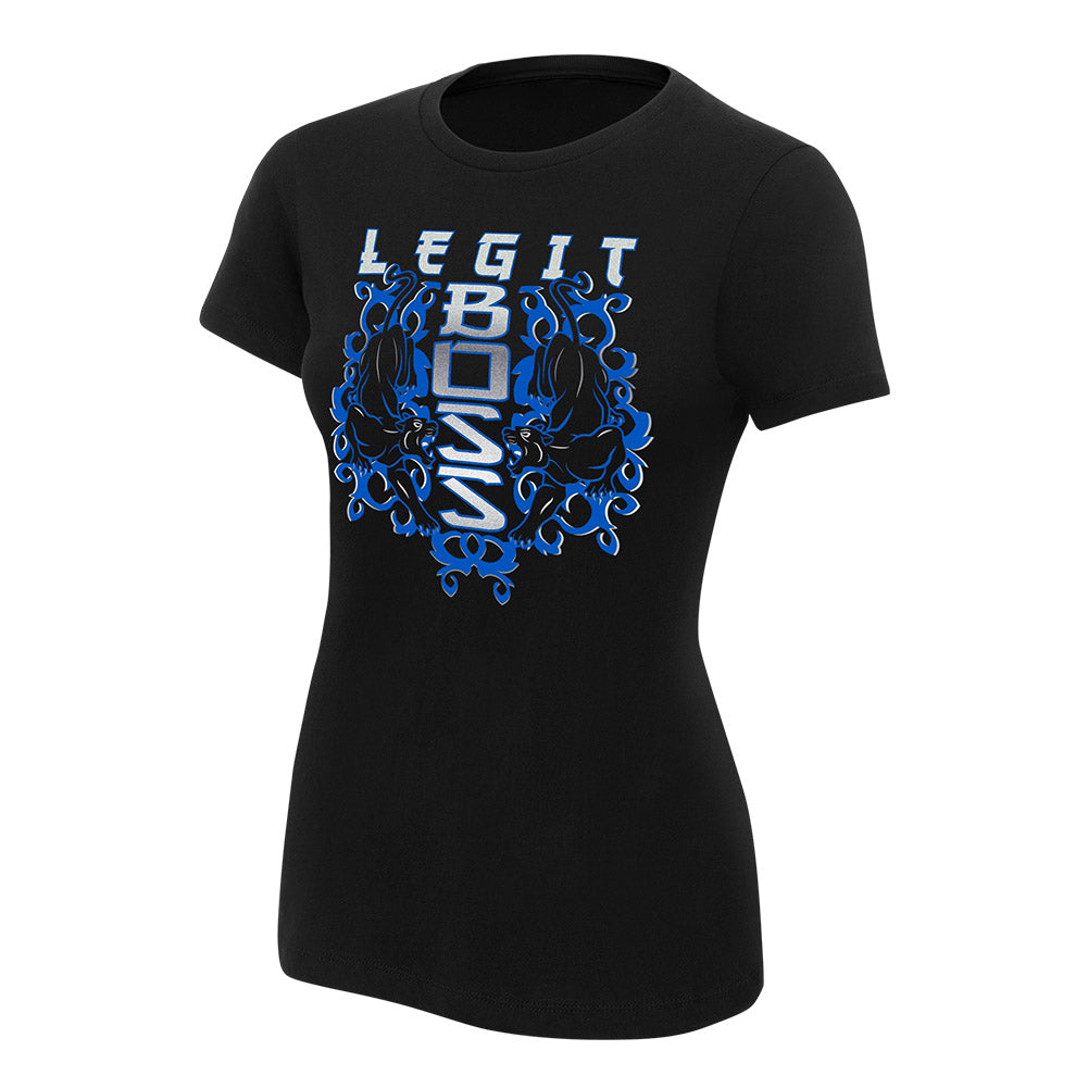 Sasha Banks The Legit Boss Women's Authentic T-Shirt
