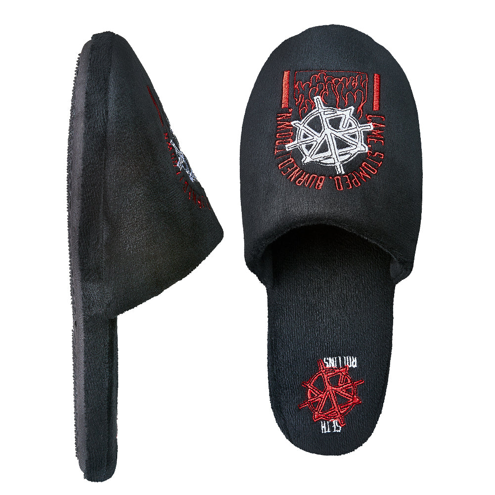 Seth Rollins Came, Stomped, Burned it Down Slippers Pwcatalog