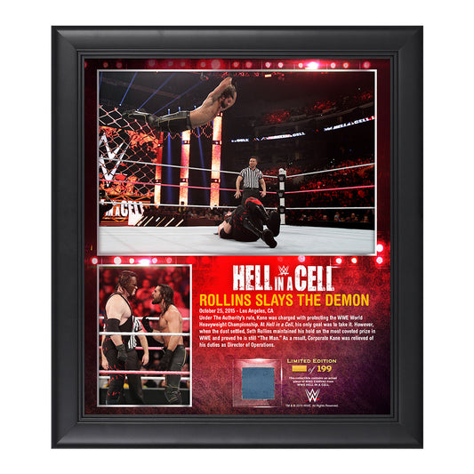 Seth Rollins Hell in a Cell 2015 15 x 17 Photo Collage Plaque