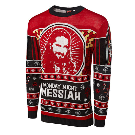 Seth Rollins Monday Night Messiah Ugly Holiday Sweater