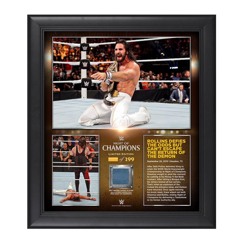 Seth Rollins Night of Champions 2015 15 x 17 Photo Collage Plaque Pwcatalog