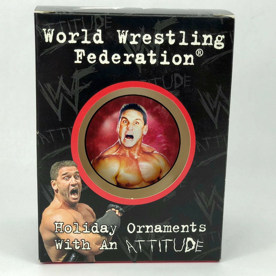 WWF Ken Shamrock Christmas Ornament 1999 Pwcatalog