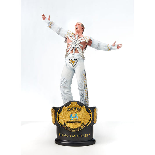 Shawn Michaels Championship Title Collection Statue
