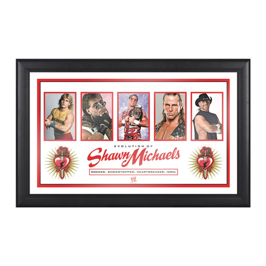 Shawn Michaels Evolution of a Hall of Famer Plaque