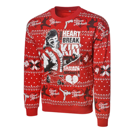 Shawn Michaels Light Up Ugly Holiday Sweatshirt 2019