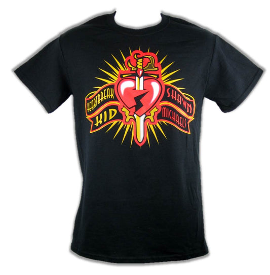 Shawn Michaels Heartbreak Kid Black T-Shirt
