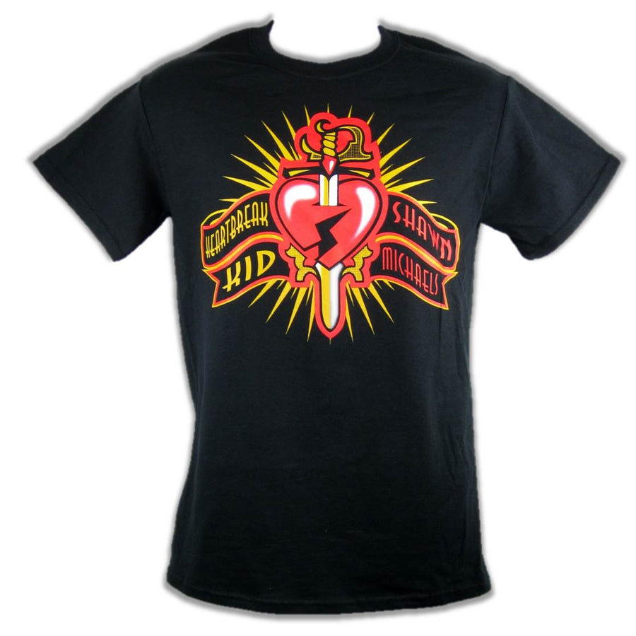 Shawn Michaels Heartbreak Kid Black T-Shirt Pwcatalog