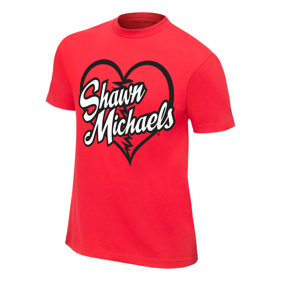 Shawn Michaels Heartbreak Kid Red T-Shirt Pwcatalog