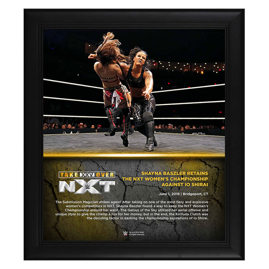 Shayna Baszler NXT TakeOver XXV 15 x 17 Framed Plaque Pwcatalog
