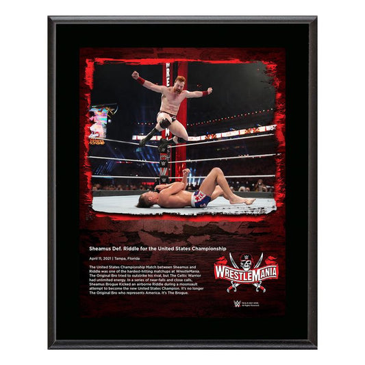 Sheamus WrestleMania 37 10x13 Commemorative Plaque