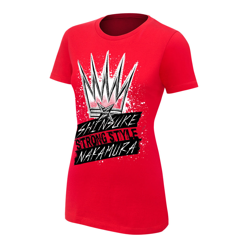 Shinsuke Nakamura King of Strong Style Women's Authentic T-Shirt