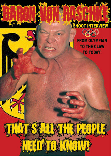 Shoot with Baron Von Raschke DVDs & Videos PWcatalog