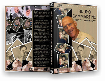 Shoot with Bruno Sammartino 1 DVDs & Videos PWcatalog
