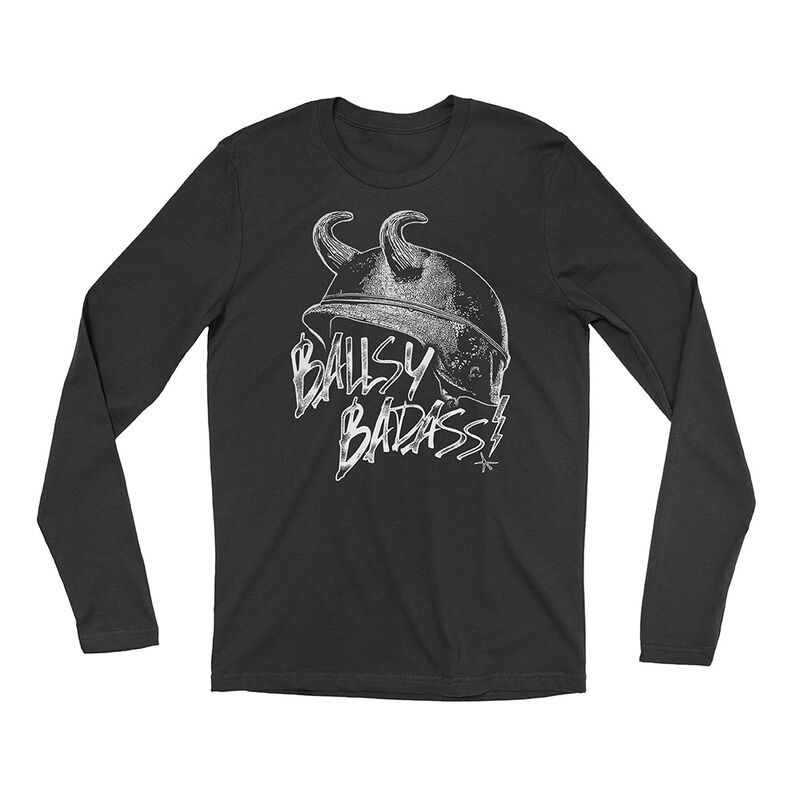 Shotzi Blackheart Ballsy Badass Long Sleeve Shirt Pwcatalog