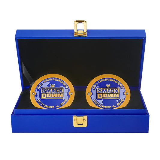 SmackDown 20th Anniversary Championship Replica Side Plate Box Set