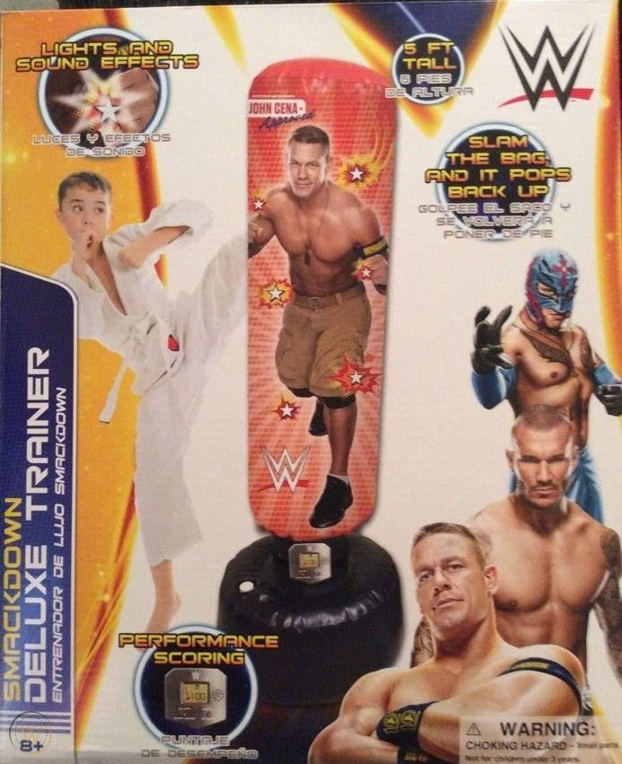 Smackdown trainer Bop bag John Cena PWcatalog