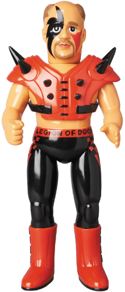 WWE Medicom Toy Sofubi Fighting Series Hawk [With Red Gear]