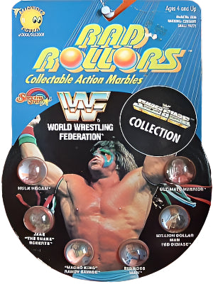 WWF Rad Rollers Marbles 1990 PWcatalog
