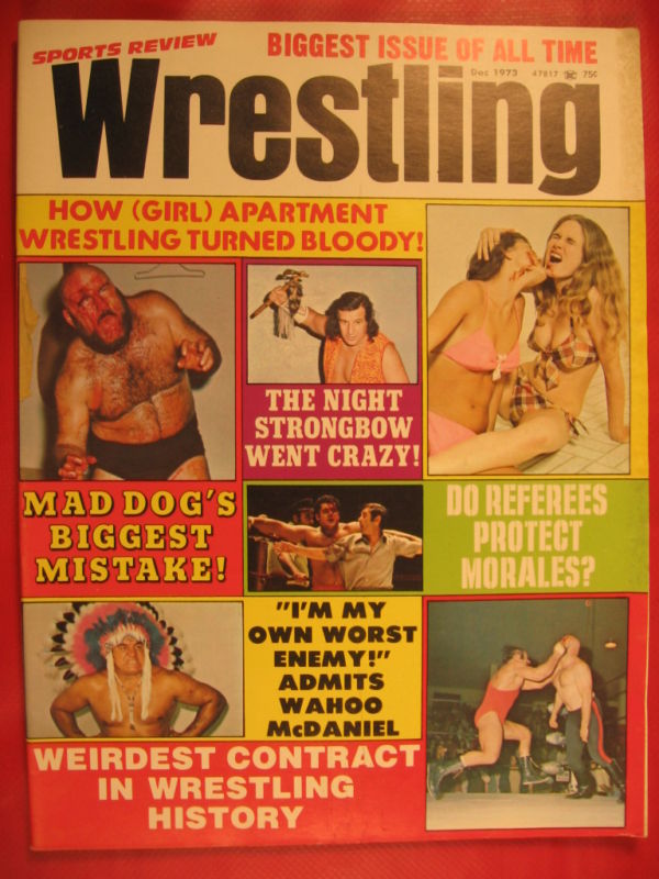 Sports Review Wrestling December 1973 Magazine PWcatalog