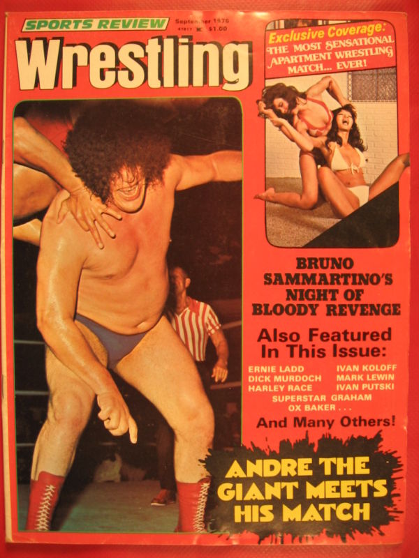 Sports Review Wrestling September 1976 Magazine PWcatalog
