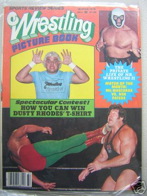 Sports Review Wrestling Picture Book 1978