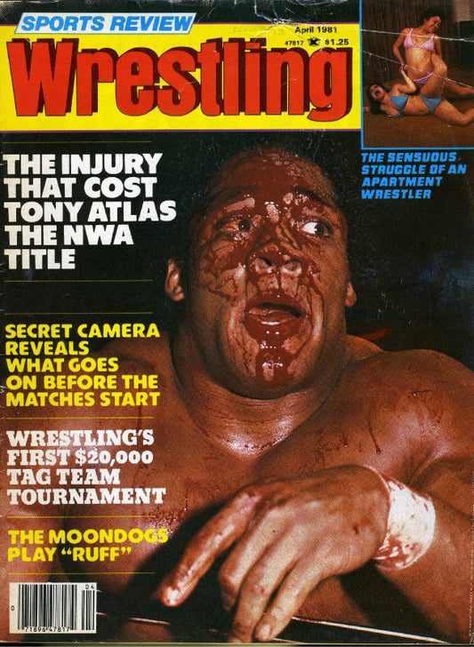 Sports Review Wrestling April 1981 Magazine PWcatalog