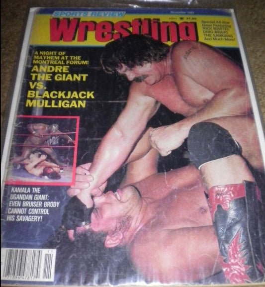 Sports Review Wrestling November 1983 Magazine PWcatalog