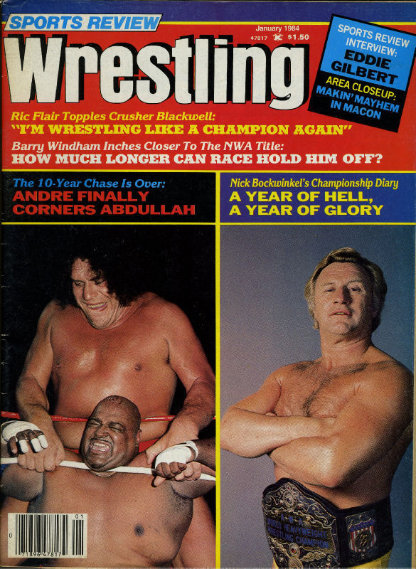 Sports Review Wrestling January 1984 Magazine PWcatalog