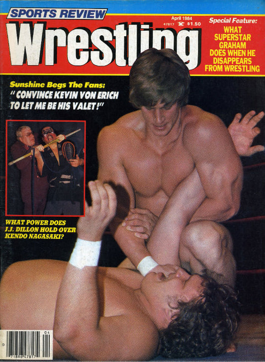 Sports Review Wrestling April 1984 Magazine PWcatalog