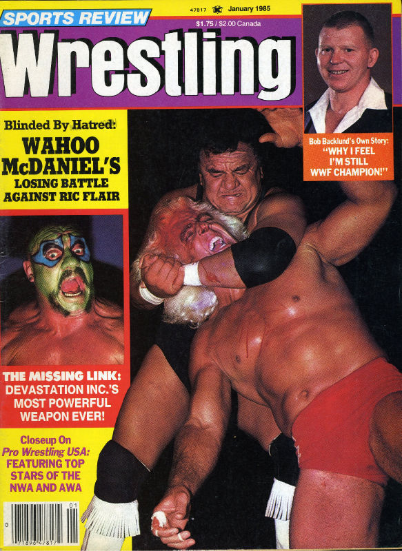Sports Review Wrestling January 1985 Magazine PWcatalog