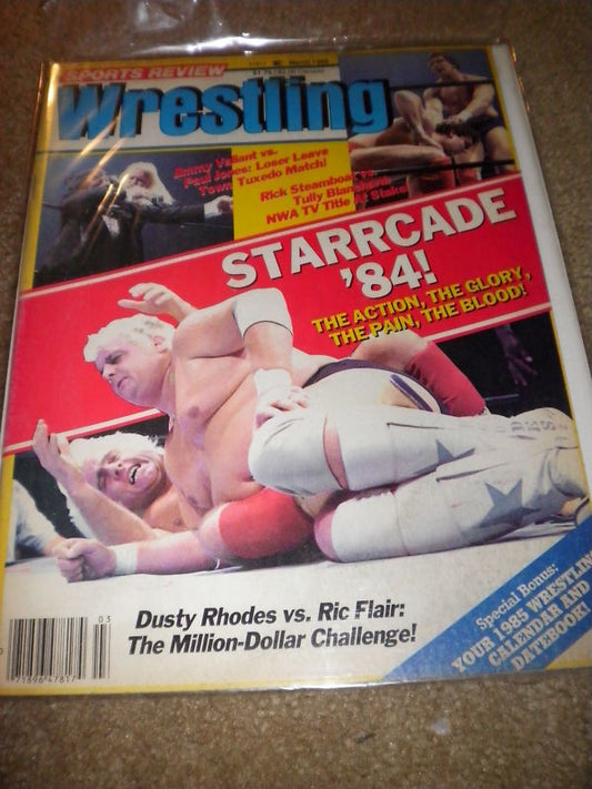 Sports Review Wrestling March 1985 Magazine PWcatalog