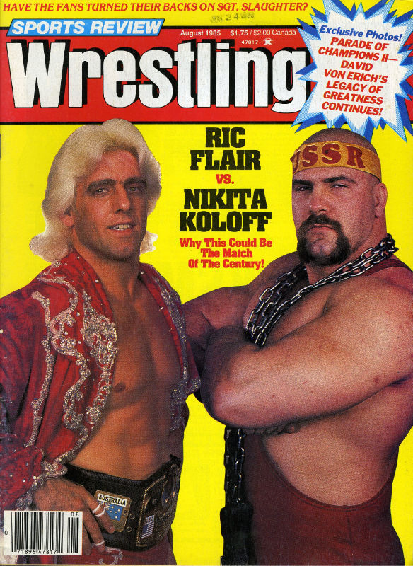 Sports Review Wrestling August 1985 Magazine PWcatalog