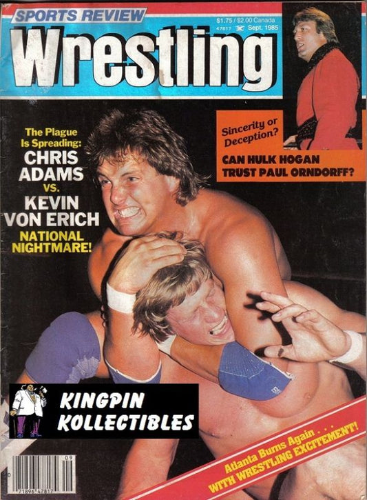 Sports Review Wrestling September 1985 Magazine PWcatalog