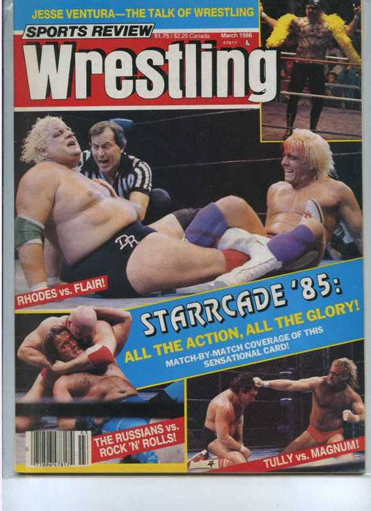 Sports Review Wrestling March 1986 Magazine PWcatalog