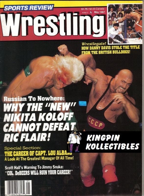 Sports Review Wrestling May 1987 Magazine PWcatalog