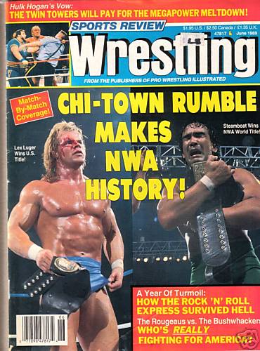 Sports Review Wrestling June 1989 Magazine PWcatalog