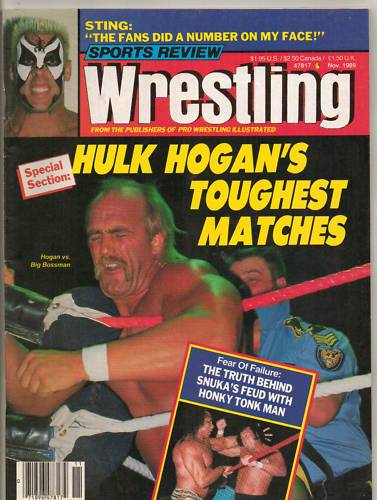 Sports Review Wrestling November 1989 Magazine PWcatalog