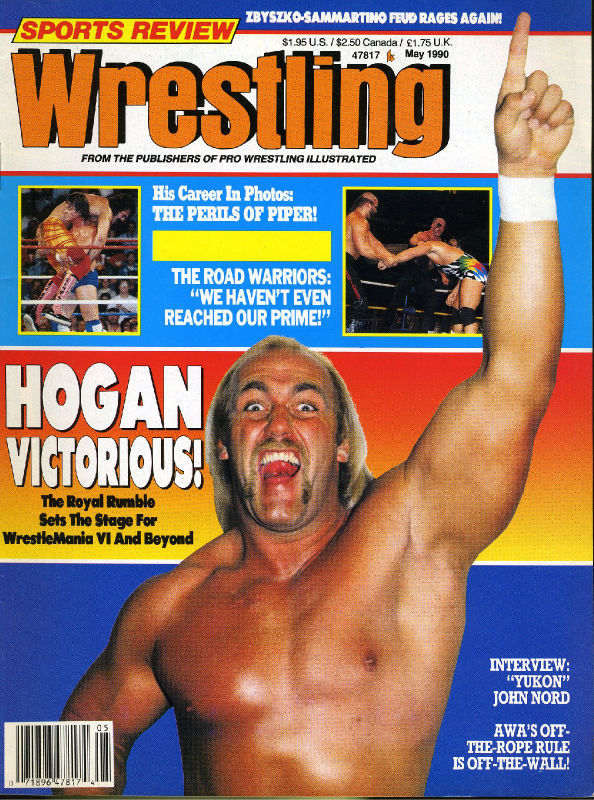 Sports Review Wrestling May 1990 Magazine PWcatalog