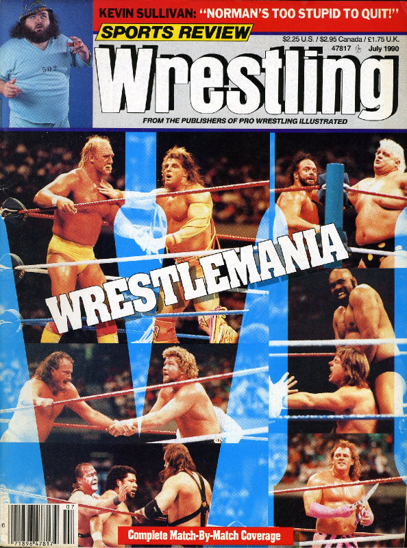 Sports Review Wrestling July 1990 Magazine PWcatalog