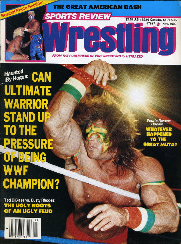 Sports Review Wrestling November 1990 Magazine PWcatalog