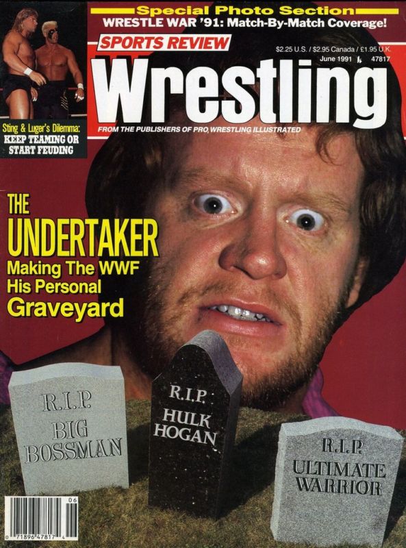 Sports Review Wrestling June 1991 Magazine PWcatalog