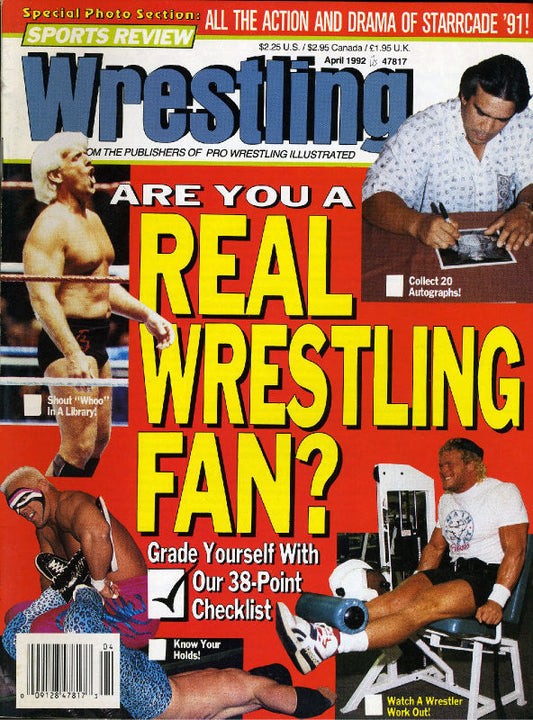 Sports Review Wrestling April 1992